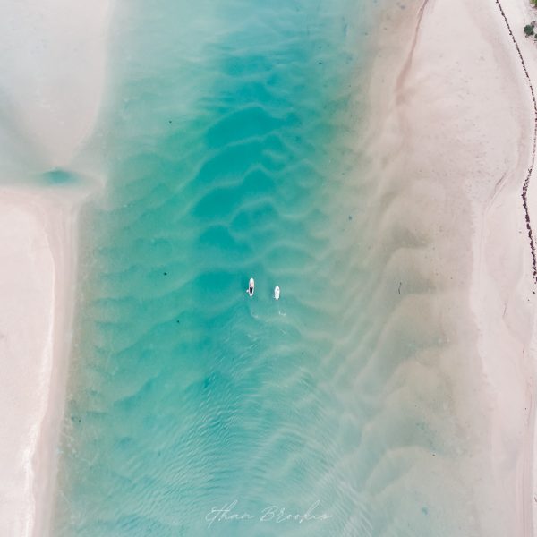 Minnamurra Paddleboarders drone photo