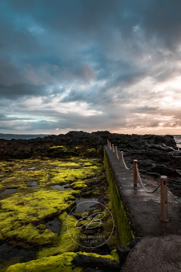 Storm Photo of Kiama pool for print sale