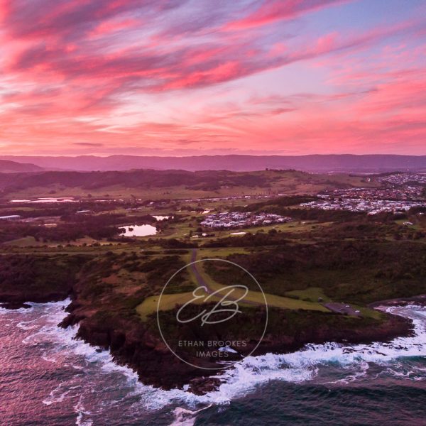 Burning Sky at the Killalea State Park - The Fram Areial