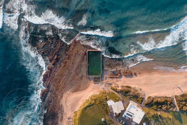 Bulli Rockpool Aerial Image