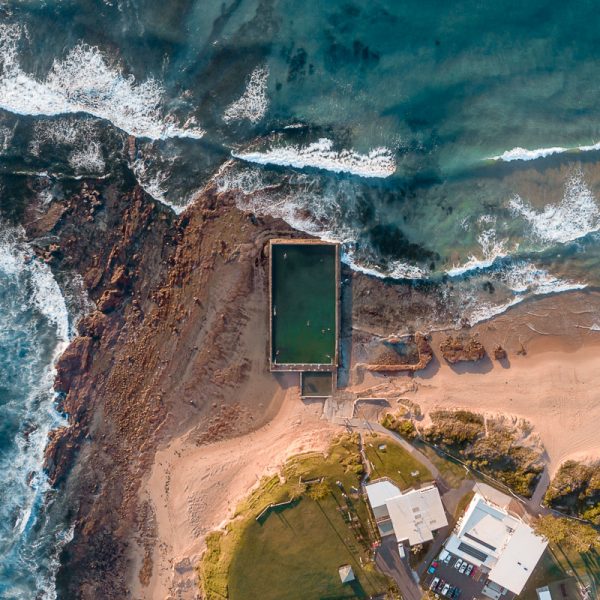 Bulli Rockpool Aerial Image